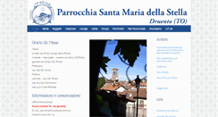 Desktop Screenshot of parrocchiadruento.it